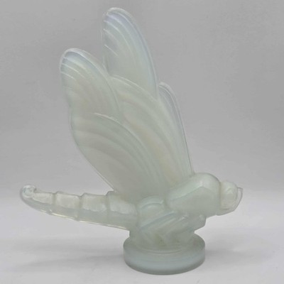 Sabino Dragonfly Paris France Opalescent Art Glass Figurine Sculpture 6''