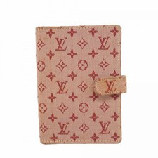 LOUIS VUITTON R20912 Agenda Monogram Mini PM Day Planner Cover Red Japan Good