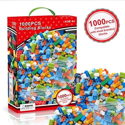 1000 Teile verschiedene Bausteine Steine Set Kinder Kinder Spielzeug Geschenk