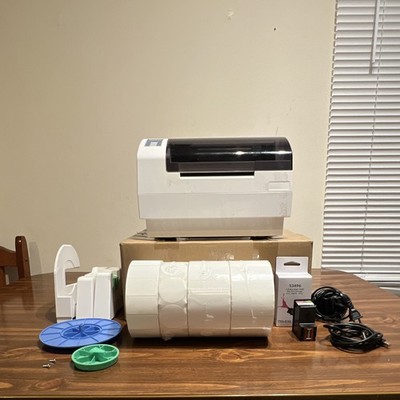 Primera LX Inkjet Color Label Printer USB w/ 53496 Ink, Roll Holder, Power