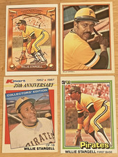 WILLIE STARGELL LOT OF 4 BASEBALL CARDS