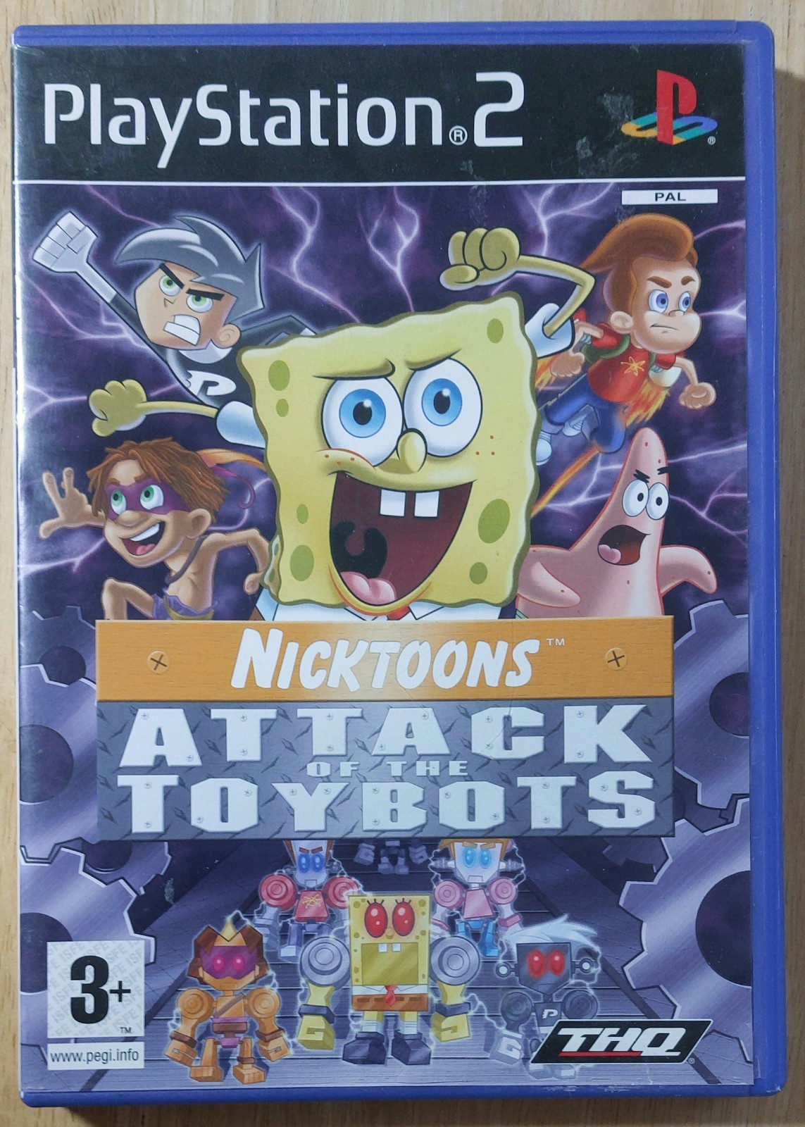 Nicktoons: Attack of the Toybots w Manual PAL PlayStation 2 PS2 - VGC