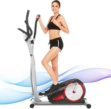 Elliptical Machine Elliptical Exercise Machine with 8-Level Resistance For Home