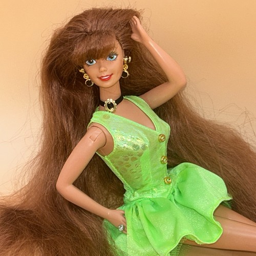 Barbie Cut And Style Midge Puppe rote Haare Vintage 1994 EUC mit Schmuck & Outfit - Bild 20 von 24