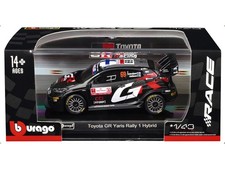 Toyota GR Yaris Rally1 Hybrid Kalle Rovanpera Jonne Halttunen Race Series 1/43