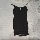 JCPenney Sleep Women’s Black Solid Chemise, Size 3, Sleeveless — photo 1