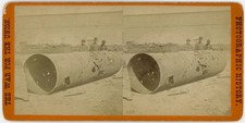 CIVIL WAR SV - Richmond, VA - Ruined Smoke Stack - Anthony 1860s