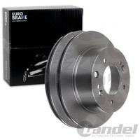 2X Eurobrake Bremsscheiben 315Mm BelÜFtet Hinten Passend FÜR KIA Sorento |