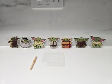 Grogu Birthday Cocktail birthday Stick Toppers 7