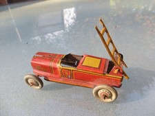 Georg Fischer Norymberga lata 1920. Penny Toy Blaszany samochód Straż pożarna - Tin toy car