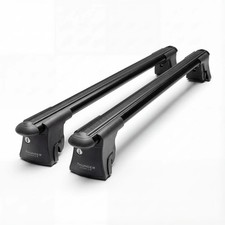 Roof Rack Cross Bars For Kia Niro 20172026 Flush Rail Black Aluminum Pair