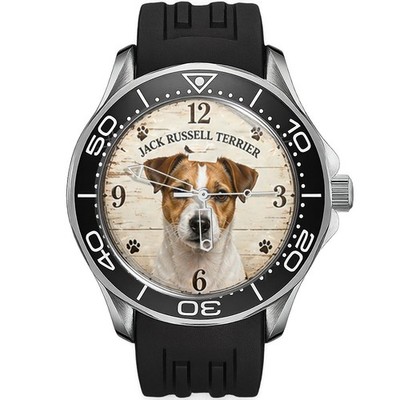 Jack Russell Terrier Hundeuhr Geschenk für Jrt Liebhaber schöner sportlicher Stil