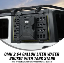 10kg MOLLE Water Storage Canister +Mountable Spout +Mounting Bracket for Vehicle