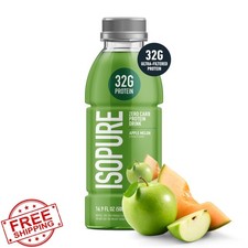 Isopure Zero Carb 32g Clear Protein Apple Mel...