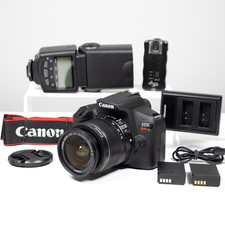 Canon EOS T7 Digital SLR Camera w/18-55mm Lens *LOW Shutter #4967**EXCELLENT