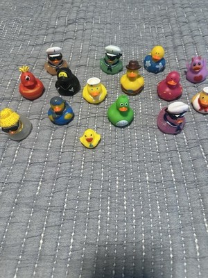 Lot Of 15 Rubber Ducks - Assortment Of Duckies - For Jeep - Cruise - Variety