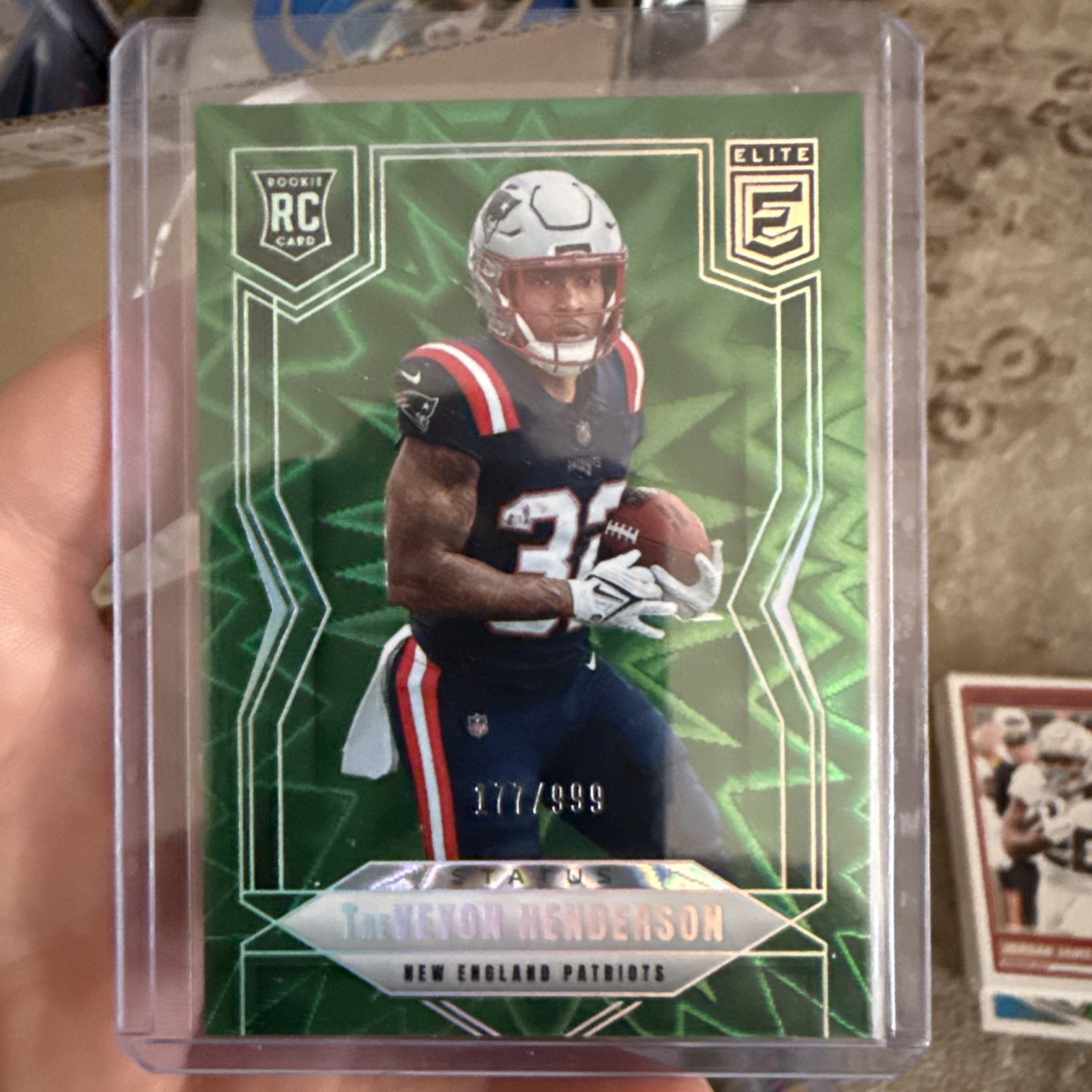 2025   Elite - Rookies Treveyon Henderson #152 Status Explosion /999 