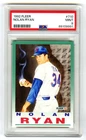 NOLAN RYAN (HOLDING SMOKING BASEBALL) 1992 FLEER PSA-9 MINT CARD #710 (NEW CASE)