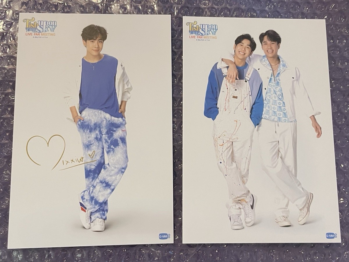 GMMTV FISH UPON THE SKY SIGNED AUTOGRAPHED POSTCARD SET