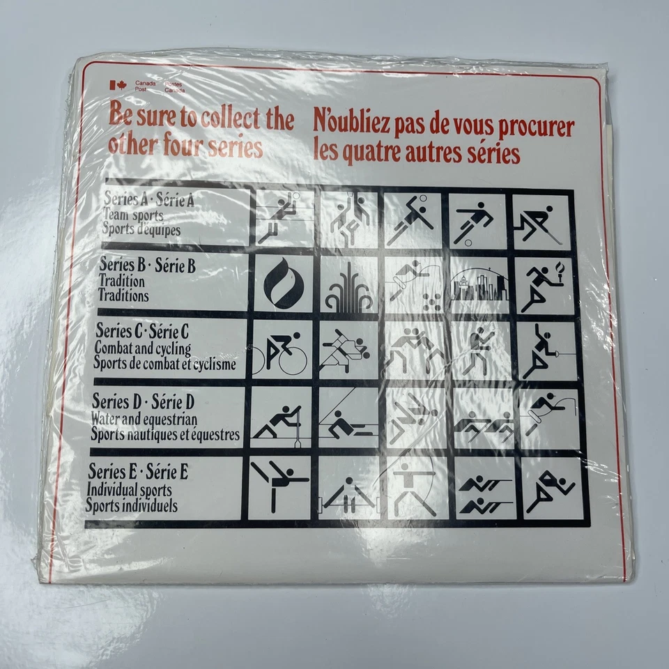 E Olympic 76 Souvenir 5 Cancellations FDC International Canada Series C - Image 3 of 3