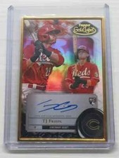 2022 Topps Gold Label TJ Friedl Framed Rookie Auto Autograph RC #FA-TF Reds