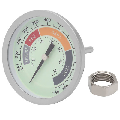 Grill Thermometer Temperature Gauge Thermostat Replacement Parts for Char-Broil