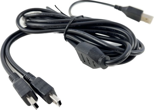 OMNIHIL 10FT-MINI-USB Splitter Cable Compatible with Marshall Code 25 Amp - Picture 5 of 6