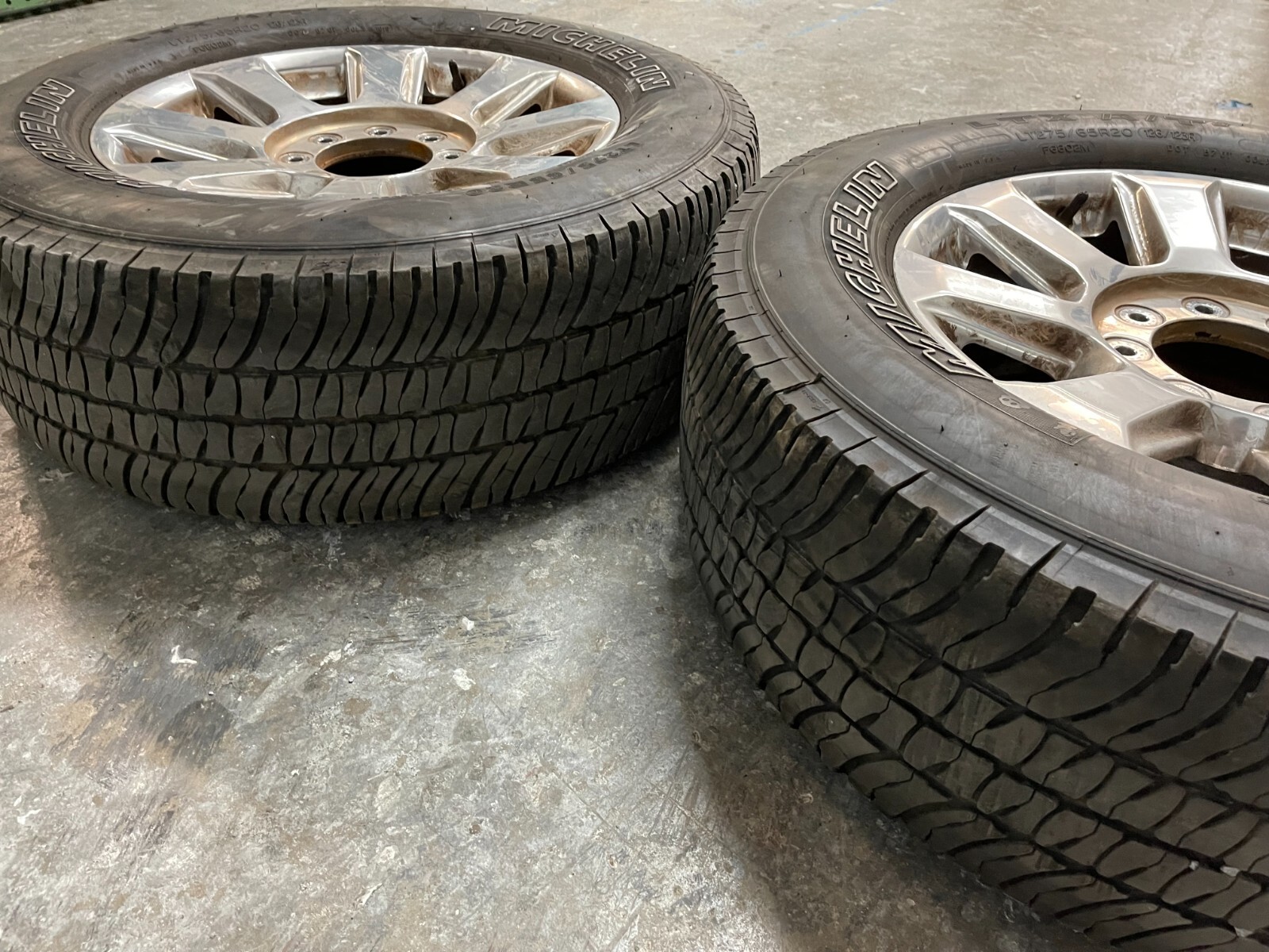 2017-2022 FORD F250 PLATINUM OEM WHEELS RIMS MICHELIN TIRES 20X8 LT275 ...