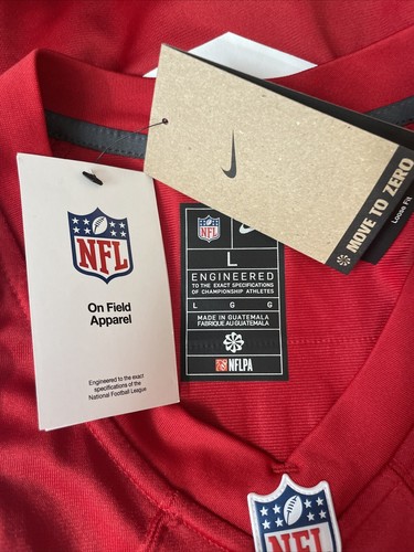 Men's San Francisco 49ers Nick Bosa Nike Scarlet Player Game Jersey Size L - Picture 16 of 20