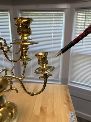 Baldwin Candelabra 13 Candle Holder Solid Brass Very Heavy Ornate 19.75” Tall - Picture 17 of 17