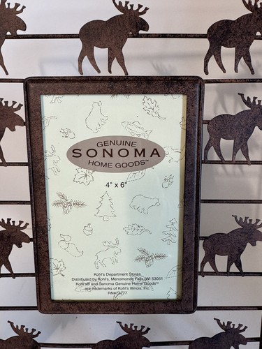 Genuine Sonoma Home Goods 4 x 6 Moose Picture Frame - Picture 3 of 3