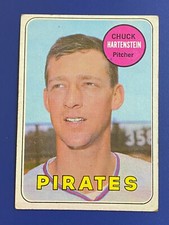⚾ 1969 Topps Baseball Base Card #596 Chuck HARTENSTEIN *High Number*  ⚾