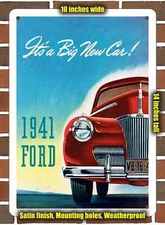 Metal Sign - 1941 Ford- 10x14 inches