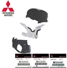 OEM Mitsubishi Lancer Evolution Timing Belt Cover CP9A Evo 4 5 6 7 Set MD369965