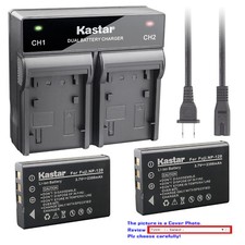 Kastar Battery Rapid Charger for Fuji NP-120 FNP-120 Fujifilm FinePix M603 Zoom
