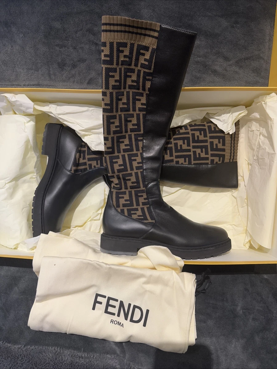 Fendi Zucca Shoes In Women's Boots for sale - eBay