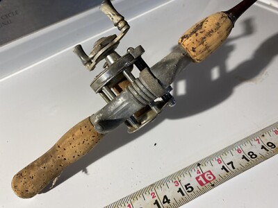 Vintage Pflueger Summit Baitcaster Baitcasting Reel Iron