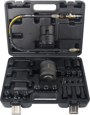 24 Stck. Profi Pneumatisch Diesel Injektor Abzieher Luft Ausbau Werkzeug Kit Set