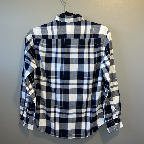 J.Crew Crewcuts Boys Plaid Button Down Shirt Size 14 Long Sleeve - Picture 2 of 10