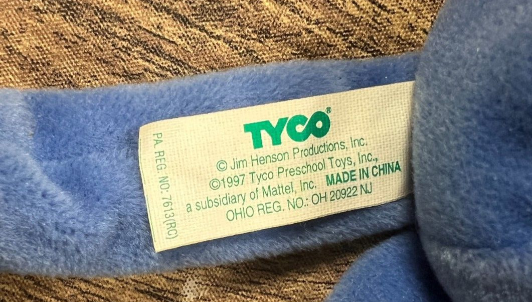 Tyco Sesame Street Beans Toys - Grover, Elmo, Bert and Rubber Duckie (1997)