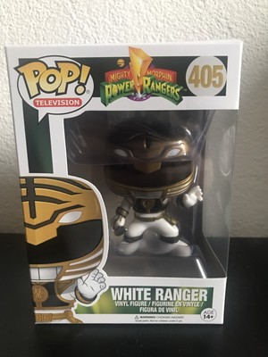 Funko Pop! WHITE RANGER (Action pose 