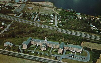 Catholic Memorial Home Priests' Hostel Fall River Massachusetts Vintage Postcard