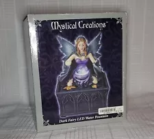 Mystical Creations ~  “Dark Fairy LED Water Fountain ~ SPENCER ~ New In Box
