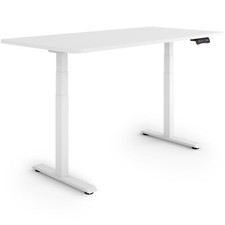 ESMART EZX-132WW Elektrischer Schreibtisch 140 x 70 cm (Weiß)
