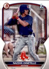 LOT OF 20 2023 BOWMAN DRAFT 1ST BASE  PROSPECT BD3 NAZZAN ZANETELLO RED SOX RC
