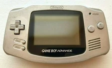 Nintendo Game Boy Advance AGB-001 - Silver GOOD Condition - 100% OEM Tested
