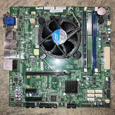 SUPERMICRO X10SL-Q-L LGA1150 SERVER MOTHERBOARD WITH I3-4130 4GB RAM  HEATSINK - Main Image