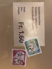 Zestaw znaczków Diddl Szwajcaria 2003/2004 Niestemplowane jak na zdjęciu