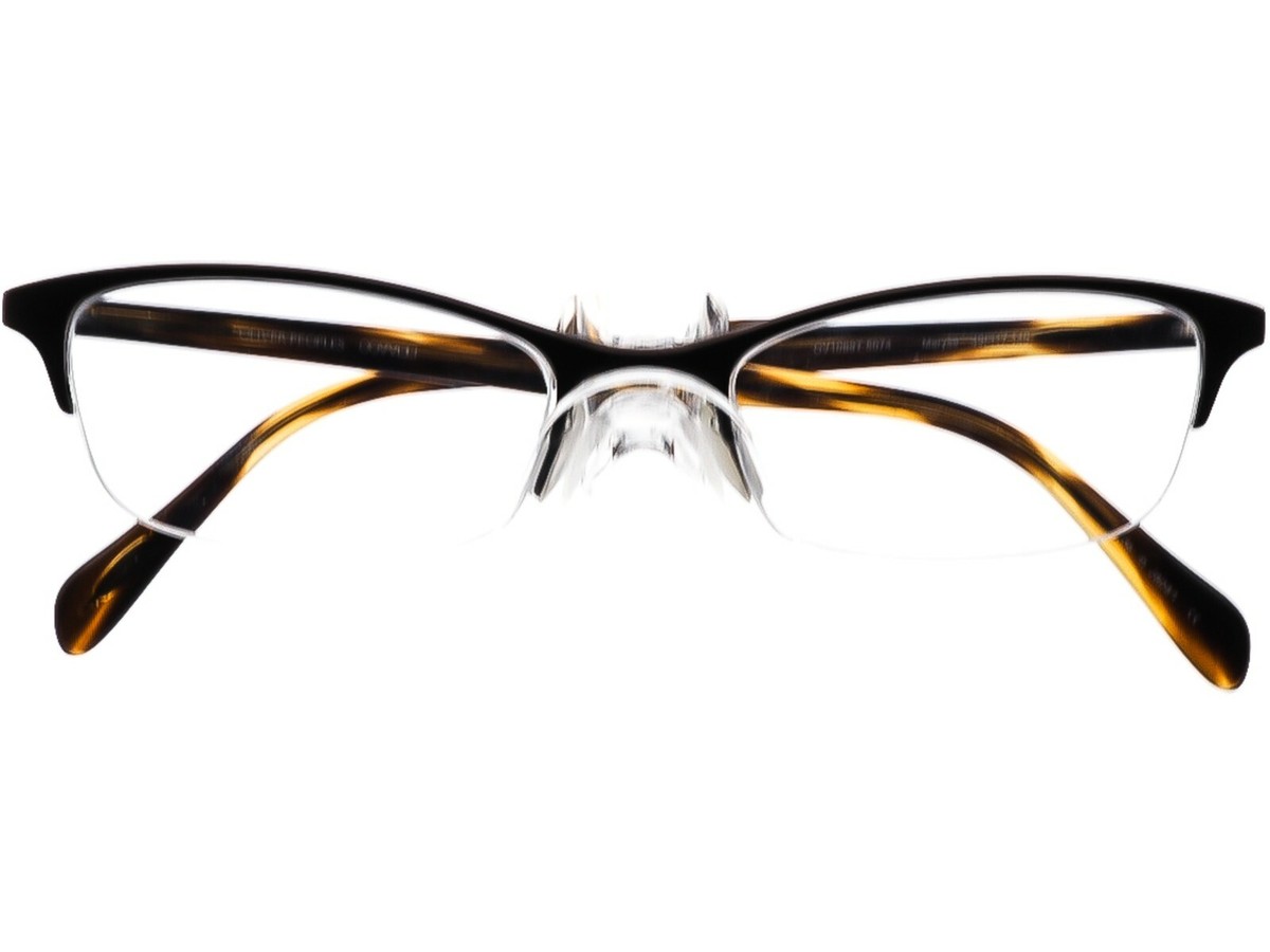 Oliver Peoples Eyeglasses OV1089T 5074 Maryse Brown Half Rim  display picture 2