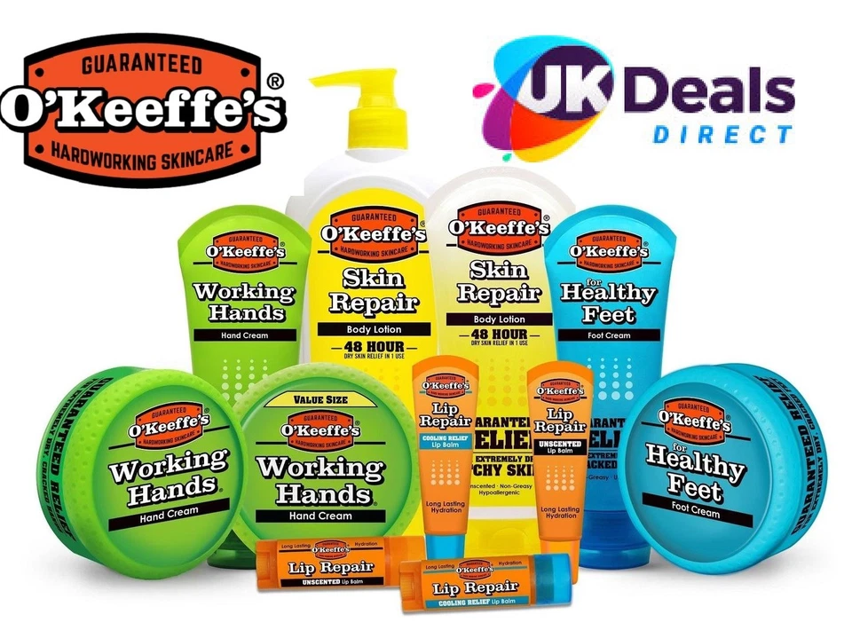 O'Keeffe's Working Hand & Foot & Skin Cream For Dry Cracked Split Hands & Foot